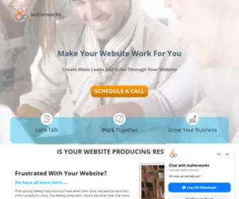 Buhlerworks.com(Digital Solutions That Just Work) Screenshot