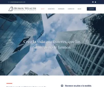 Buhox.mx(Buhox Wealth Management & Growth) Screenshot