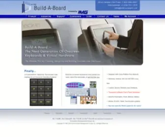 Build-A-Board.com(Touchscreen Keyboard Software with On) Screenshot