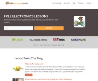 Build-Electronic-Circuits.com(Electronics Explained The Easy Way) Screenshot