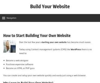 Build-Your-Website.co.uk(How to Build and Setup a Website Using WordPress) Screenshot