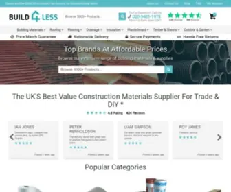 Build4Less.co.uk(Shop Building Materials Online) Screenshot