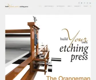 Buildapress.com(A super set of plans for building your own etching press. Building a press) Screenshot