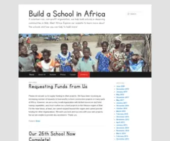 Buildaschoolinafrica.org(Build a School in Africa) Screenshot