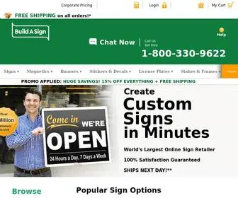 Buildasign.com(Custom Signs) Screenshot