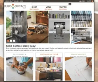 Buildasurface.com(BuildASurface) Screenshot