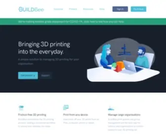 Buildbee.com(All-in-one 3D Printing software) Screenshot
