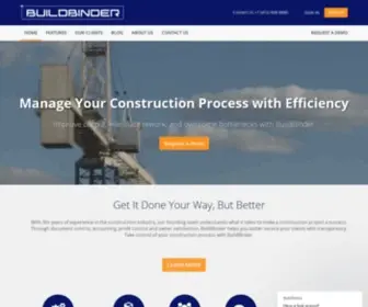 Buildbinder.com(Construction Management software) Screenshot