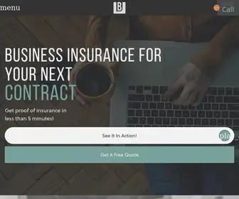 Buildbunker.com(Business Insurance To Fulfill Contracts) Screenshot
