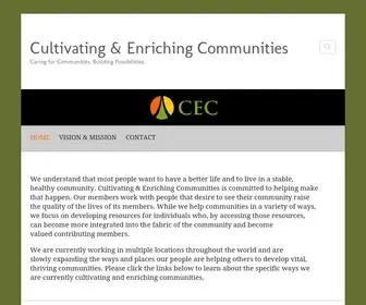 Buildcec.org(Cultivating & Enriching Communities) Screenshot