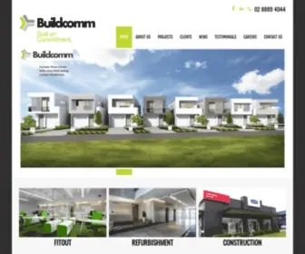 Buildcomm.com.au(Buildcomm) Screenshot