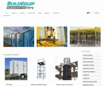 Buildequip.co.za(Bellville in Cape Town) Screenshot