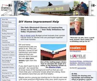 Builderbill-Diy-Help.com(DIY Home Improvement Help) Screenshot