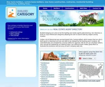 Buildercategory.com(Find a home builder) Screenshot