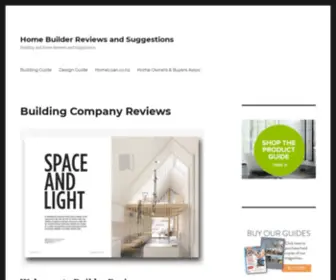 Builderreviews.co.nz(Building and Home Reviews and Suggestions) Screenshot