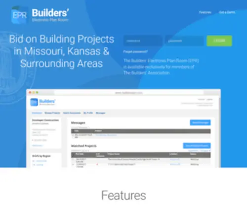 Buildersepr.com(The Builders) Screenshot