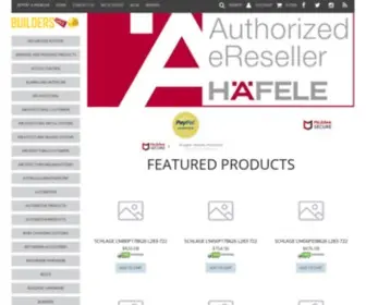 Builderssale.com(Architectural Hardware Online Shop) Screenshot