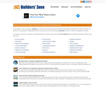 Builderszone.org(Arizona Builders' Zone) Screenshot