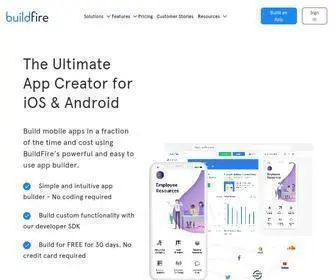 Buildfire.com(App Builder) Screenshot