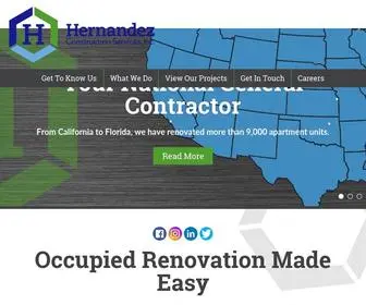 Buildhernandez.com(Multi-Unit Apartment Construction) Screenshot
