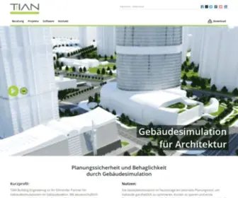 Building-Engineering.de(Tian Building Engineering) Screenshot