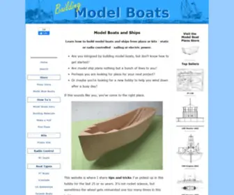 Building-Model-Boats.com(Building model boats explained) Screenshot