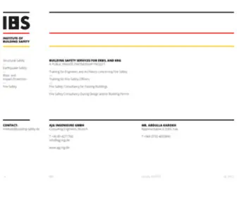 Building-Safety.de(Institute of Building Safety) Screenshot