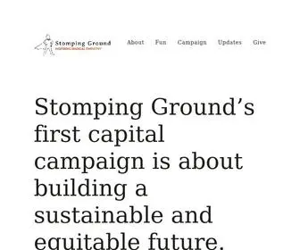 Buildingastompingground.org(Build a Stomping Ground) Screenshot