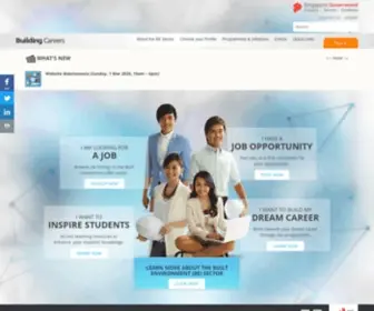 Buildingcareers.gov.sg(Building Careers Portal (BCP) Home) Screenshot