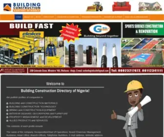 Buildingconstructiondirectory.com.ng(Building Construction Directory) Screenshot