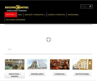 Buildingcontrol.com.pe(Building Control : Seguridad electrónica) Screenshot