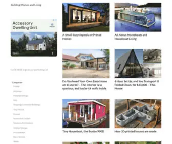 Buildinghomesandliving.com(Building Homes and Living) Screenshot