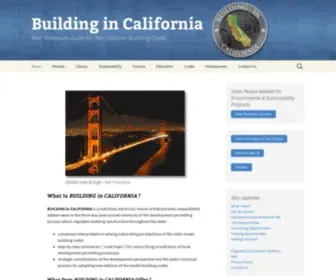 Buildingincalifornia.com(BUILDING in CALIFORNIA) Screenshot