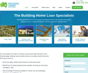 Buildingloansaustralia.com.au(Building Loans Australia) Screenshot