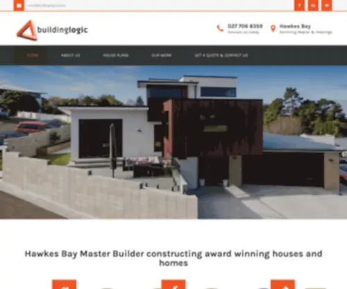 Buildinglogic.co.nz(Award Winning Builders in Hawke's Bay) Screenshot