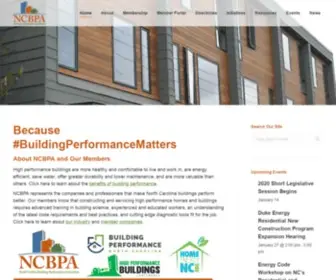 Buildingnc.org(NC's high performance industry trade association) Screenshot