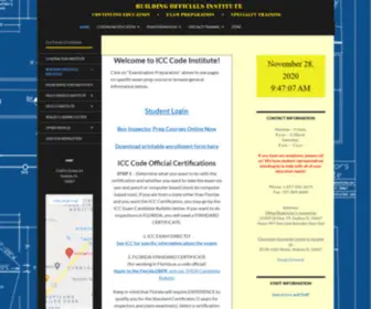 Buildingofficial.com(Building Officials Institute) Screenshot