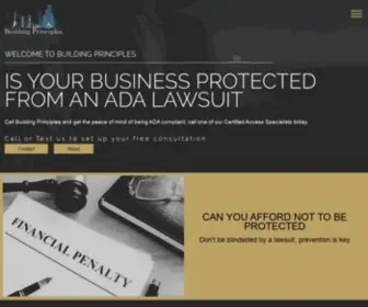 Buildingprinciples.com(CASp inspection & ADA compliance) Screenshot