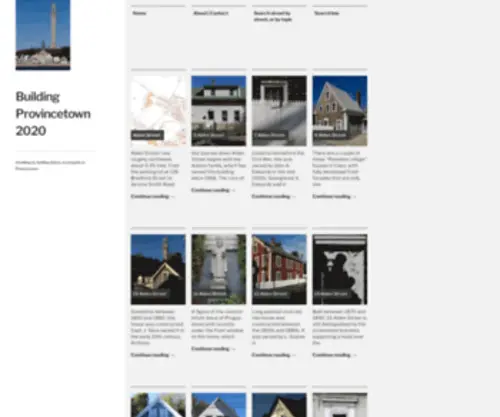Buildingprovincetown2020.org(Building Provincetown 2020) Screenshot