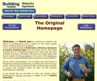 Buildingrooms.com(Belfast Buildingrooms Quality Builder) Screenshot