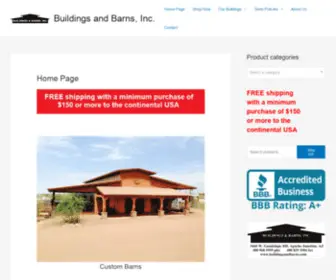 Buildingsandbarns.com(Buildings and barns) Screenshot