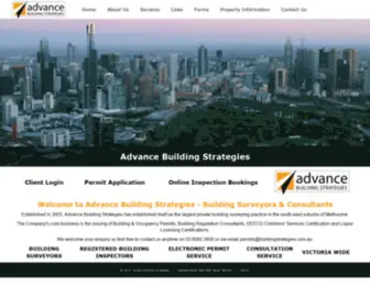 Buildingstrategies.com.au(Building Permits Melbourne) Screenshot