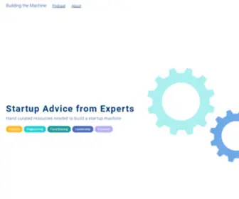 Buildingthemachine.com(Building the Machine) Screenshot