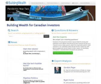 Buildingwealth.ca(Expert Investments) Screenshot
