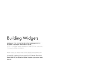 Buildingwidgets.com(Building Widgets) Screenshot