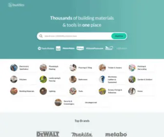 Buildiro.com(Find the cheapest materials and tools at Buildiro) Screenshot