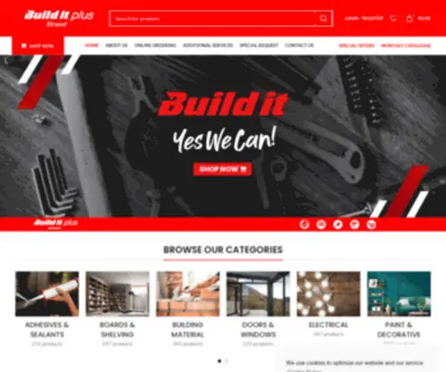 Builditstrand.co.za(Strand Paint and Hardware) Screenshot