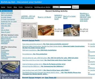 Buildlog.net(CNC Laser Buildlogs) Screenshot
