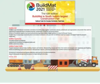 Buildmat.in(BuildMatInternational Construction and Interior Fair) Screenshot