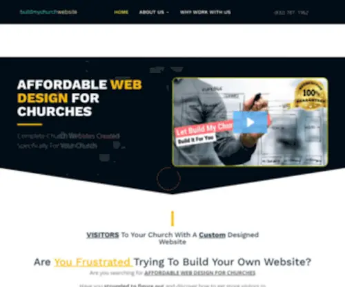 Buildmychurchwebsite.com(Church Website Design) Screenshot
